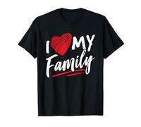 I Love My Family Team Cute Family Reunion T-Shirt