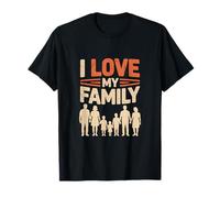 I Love My Family Unity Togetherness Bonding T-Shirt