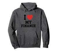 I Love My Finance Funny Fiancé Pun Financial Independence Pullover Hoodie