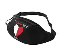 I Love My Flag of Malta Heart Casual Fanny Pack Men's and Women's Leisure Sports Waist Bag Sports Day Exercise Gift
