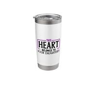 I Love My Four Daughters Stainless Steel Insulated Tumbler