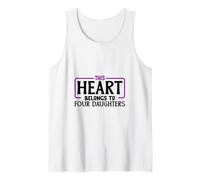 I Love My Four Daughters Tank Top