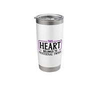 I Love My fraternal Twins Stainless Steel Insulated Tumbler