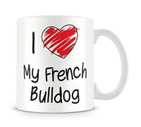 I Love My French Bulldog Personalised Mug - Add Photo - Customised Cup Gift