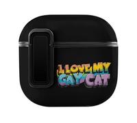 I Love My Gay Cat Slim Compatible with Airpods 4 Case Protective Hard Cover Skin