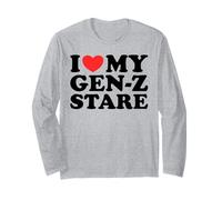 I Love My Gen-Z Stare - Funny Sarcastic Viral Meme Humor Pun Long Sleeve T-Shirt