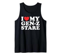 I Love My Gen-Z Stare - Funny Sarcastic Viral Meme Humor Pun Tank Top