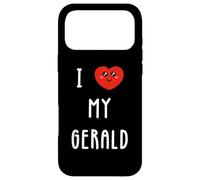 I Love My Gerald Name Funny Case for iPhone 17 Pro Max