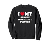 I Love My German Longhaired Pointer Deutsch Langhaar Sweatshirt