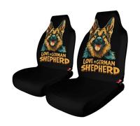 I LOVE MY GERMAN SHEPHERD Cute Car Seat Covers 2PCS
