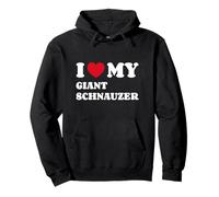 I Love My Giant Schnauzer Pullover Hoodie