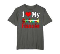 I Love My Girlfriend Fiancee Love Valentine's Day Funny T-Shirt