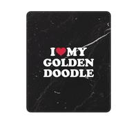 I Love My Goldendoodle Mousemat Portable Mouse Mat Small Mouse Pad For Office Computer Laptop 25X30Cm