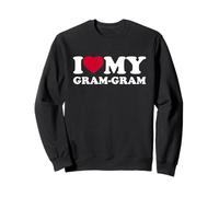 I Love My Gram-Gram Heart Family Grandma GramGram Sweatshirt