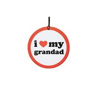 I Love My Grandad Car Air Freshener (Fun Birthday/Father's Day/Xmas Christmas Stocking Filler/Secret Santa/Novelty Scented Gift)
