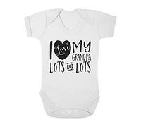 I Love My Grandpa Lots and Lots Cute Boys and Girls Baby Vest Bodysuit