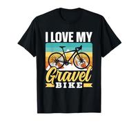 I Love My Gravel Bike Biker Graveling Rider T-Shirt