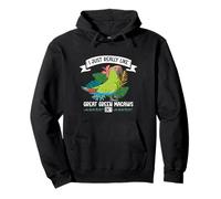 I love my Great Green Macaw Pullover Hoodie