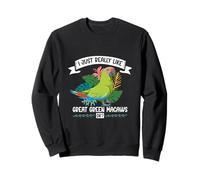 I love my Great Green Macaw Sweatshirt
