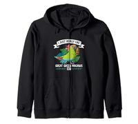 I love my Great Green Macaw Zip Hoodie