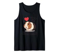 I Love My Guinea Pig Cute Pet Rodent Lover Piggie Wheek Tank Top