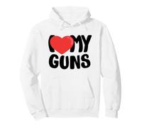 I Love My Guns Pullover Hoodie