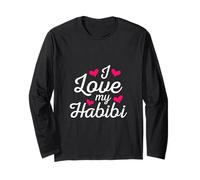 I love my Habibi forever, my sweetheart, my darling, my love Long Sleeve T-Shirt