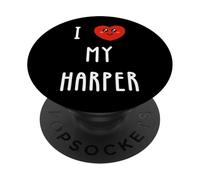 I Love My Harper Name PopSockets Adhesive PopGrip