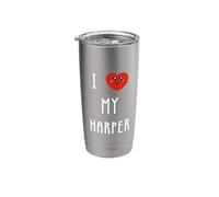 I Love My Harper Name Stainless Steel Insulated Tumbler