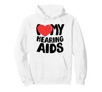 I Love My Hearing Aids Pullover Hoodie