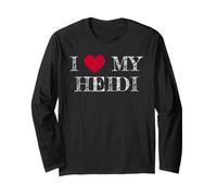 I Love My Heidi, I Heart My Heidi Long Sleeve T-Shirt