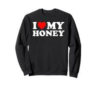I Love My Honey - Red Heart Sweatshirt