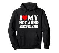 I Love My Hot ADHD Boyfriend Pullover Hoodie