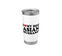 I Love My Hot Asian Husband Stainless Steel Insulated Tumbler