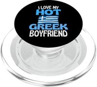 I Love My Hot Greek Boyfriend Funny Greece PopSockets PopGrip for MagSafe