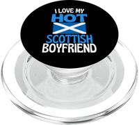I Love My Hot Scottish Boyfriend Funny Scotland PopSockets PopGrip for MagSafe