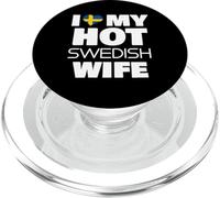 I Love My Hot Swedish Wife Married To A Smoking Hot Swede PopSockets PopGrip for MagSafe