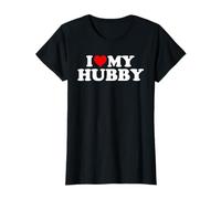 I Love My Hubby Design With Heart T-Shirt