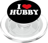 I Love My Hubby Heart Cute Romantic PopSockets PopGrip for MagSafe