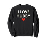 I Love My Hubby Heart Cute Romantic Sweatshirt