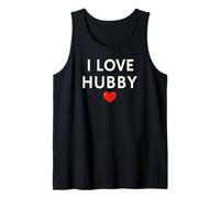 I Love My Hubby Heart Cute Romantic Tank Top