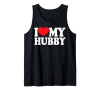 I Love My Hubby Heart Cute Romantic Tank Top