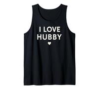 I Love My Hubby Heart Cute Romantic Tank Top