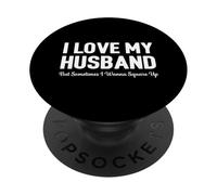 I Love My Husband But Sometimes I Wanna Square Up PopSockets Adhesive PopGrip