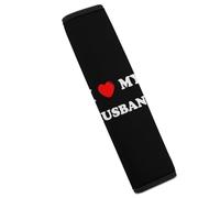 I Love My Husband Funny Car Seat Belt Pads Soft Shoulder Seatbelt Pads Protector Car Interior Accessories