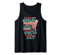 I Love My Husband Unconditionally Romantic Relationship Art Tank Top