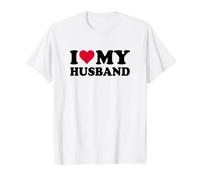 I Love My Husband Value Graphic T-Shirt, Men, White, L