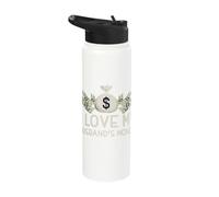 I Love My Husband's Money Fun Statement Stainless Steel Insulated Water Bottle