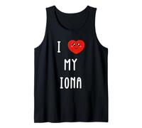 I Love My Iona Name Funny Tank Top