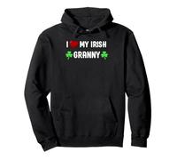 I Love My Irish Granny Lucky St Patricks Day Family Shamrock Pullover Hoodie